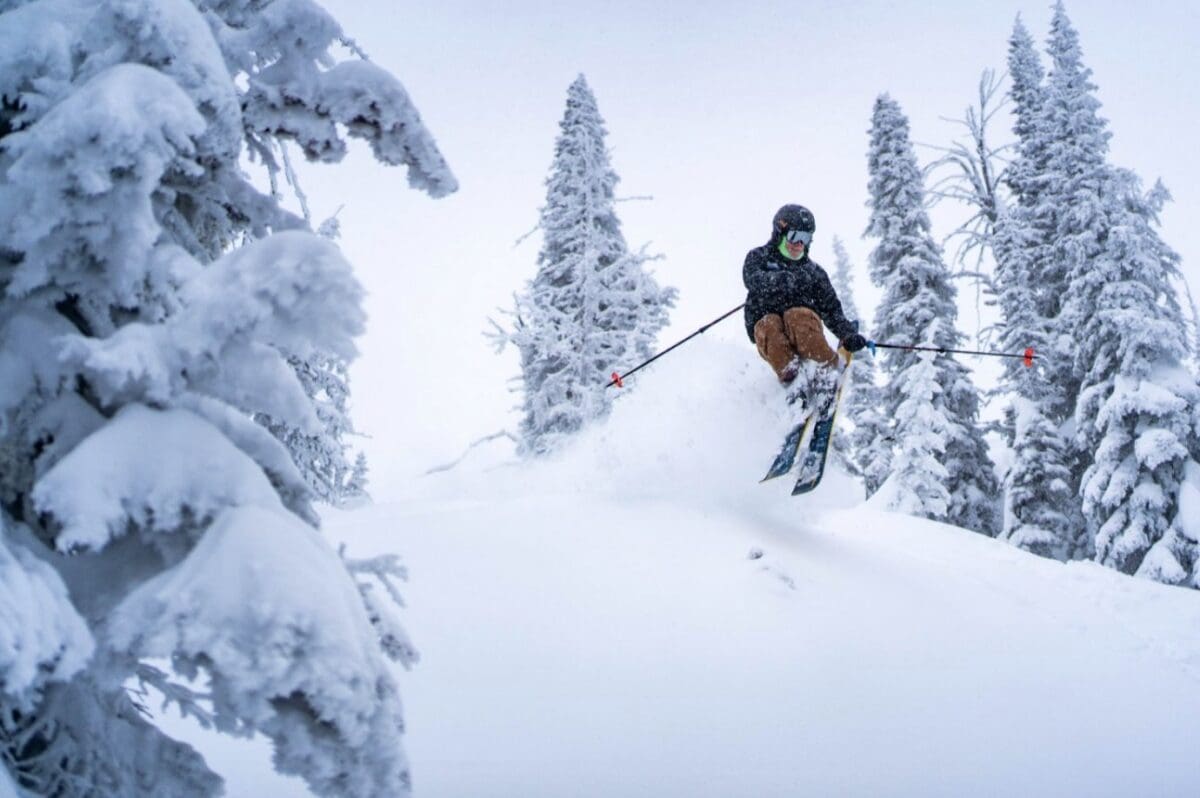200 inches at Brundage Mountain Resort.